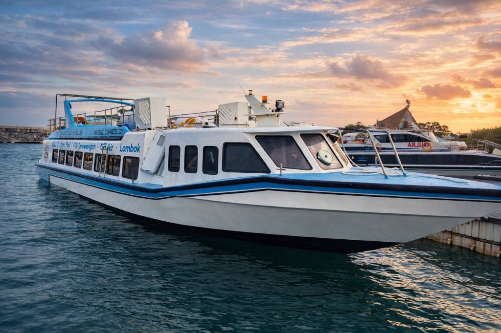 Meranti Express boat on the ocean