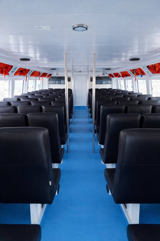 Passenger seating inside